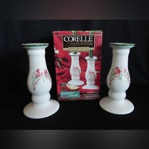 Corelle Co. Jay Import Calloway Ceramic Candle Holders